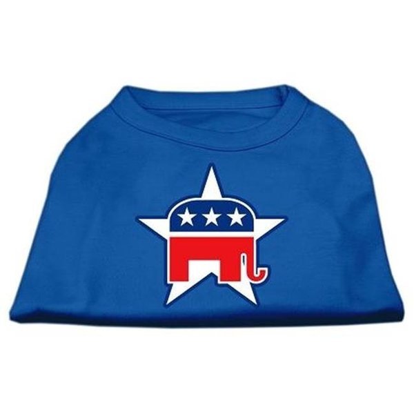 Mirage Pet Products 51-76-07 XLBL Republican Screen Print Shirts Blue XL - 16, Mirage Pet Products, Mfr#: 51-76-07 XLBL
